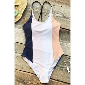 Cupshe Striped One Piece